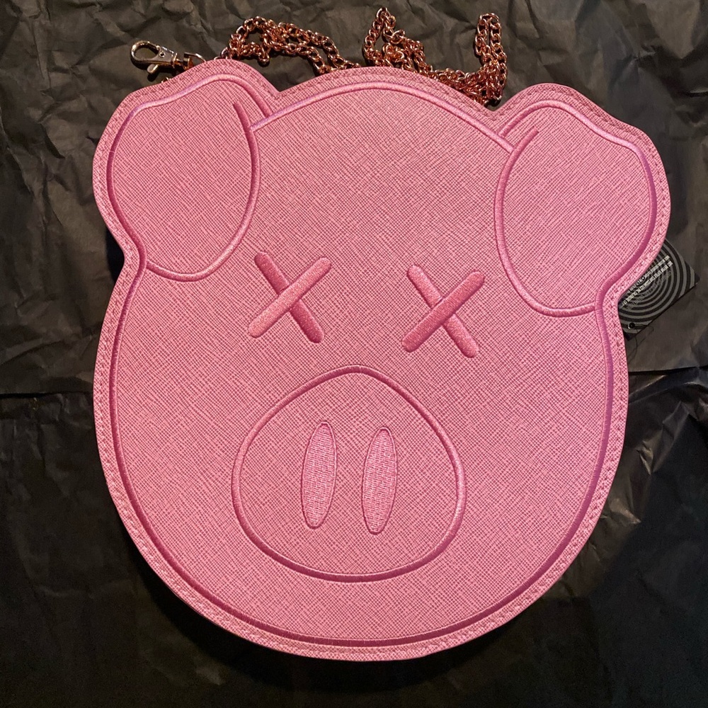 Shane & Jeffree pink pig side bag